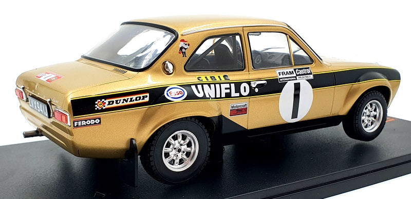 Ixo 1/18 Scale Diecast 18RMC100 - Ford Escort MK1 RS 1600 #1 Rally 1972 R.Clark
