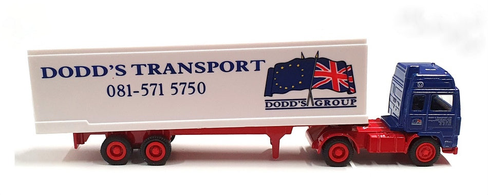 Corgi 1/64 Scale 98306 - Volvo Container Trailer Truck Dodd's - Blue/White