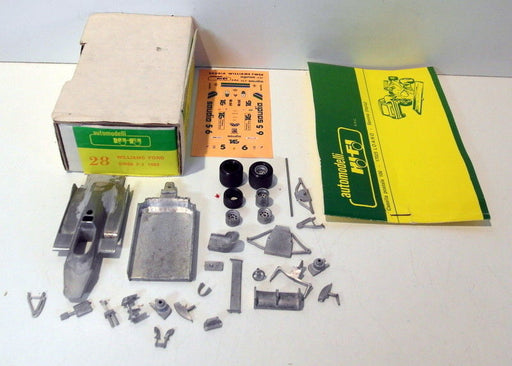 Automodelli HIFI Kits 1/43 Scale White metal 28 Williams Ford SW08 F1 1982