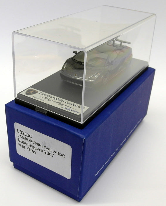 Looksmart 1/43 Scale Resin - LS283C Lamborghini Gallardo Superleggera 2007 Met Grey