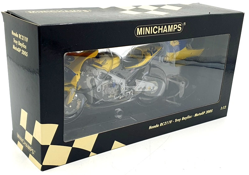 Minichamps 1/12 Scale 122 051012 - Honda RC211V Camel T.Bayliss 2005