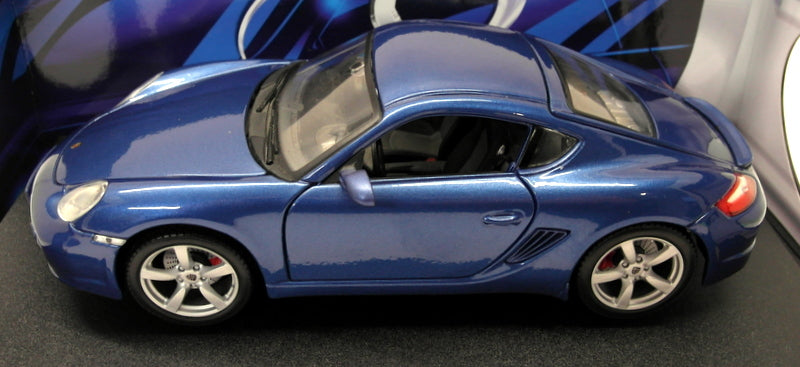 Maisto 1/18 Scale diecast - 31122 Porsche Cayman S Blue Model Car