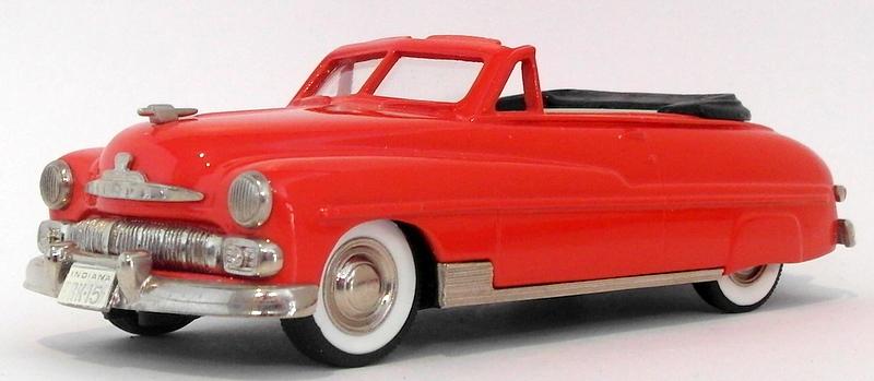 Brooklin 1/43 Scale BRK15A  - 1950 Mercury Convertible Red
