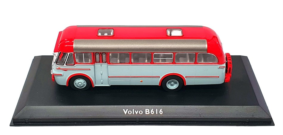 Atlas Editions 1/76 Scale 4642 129 - Volvo B616 Coach - Red/Lt Blue
