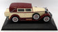 Ixo Models 1/43 Scale Diecast MUS008 1930 Isotta Fraschini Tipo 8 - Maroon Cream