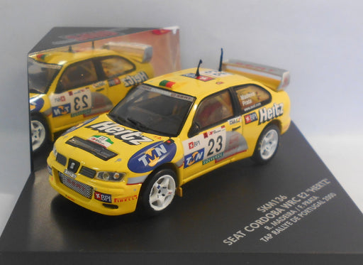 Skid 1/43 Scale Diecast Model SKM136 SEAT CORDOBA WRC E2 'HERTZ' R.MADIERA 2000