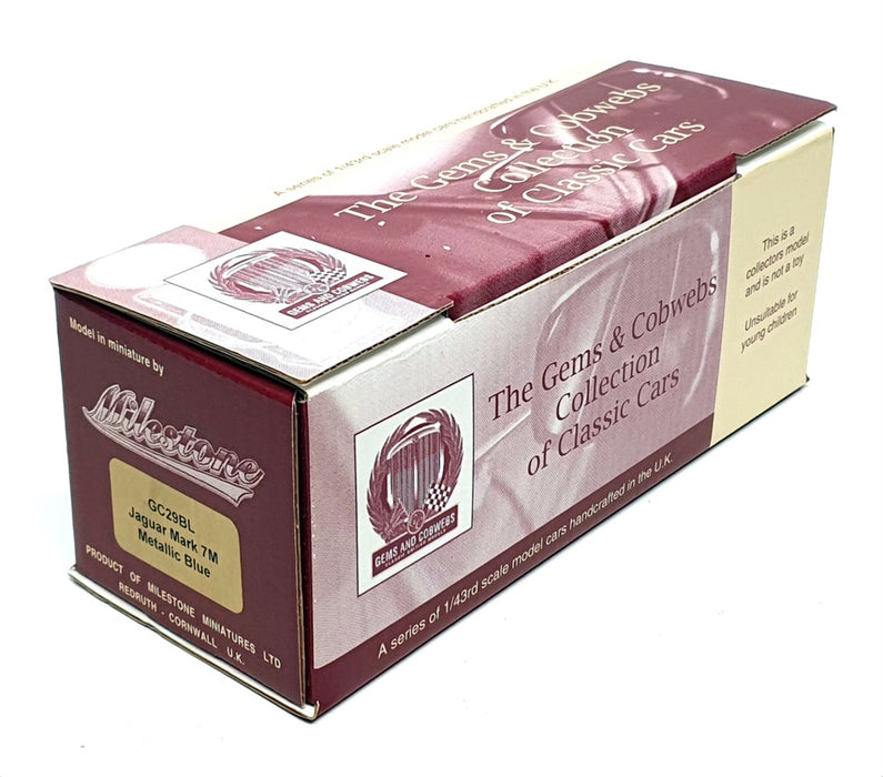Milestone Miniatures 1/43 Scale GC29BL - Jaguar Mark 7M - Met Blue