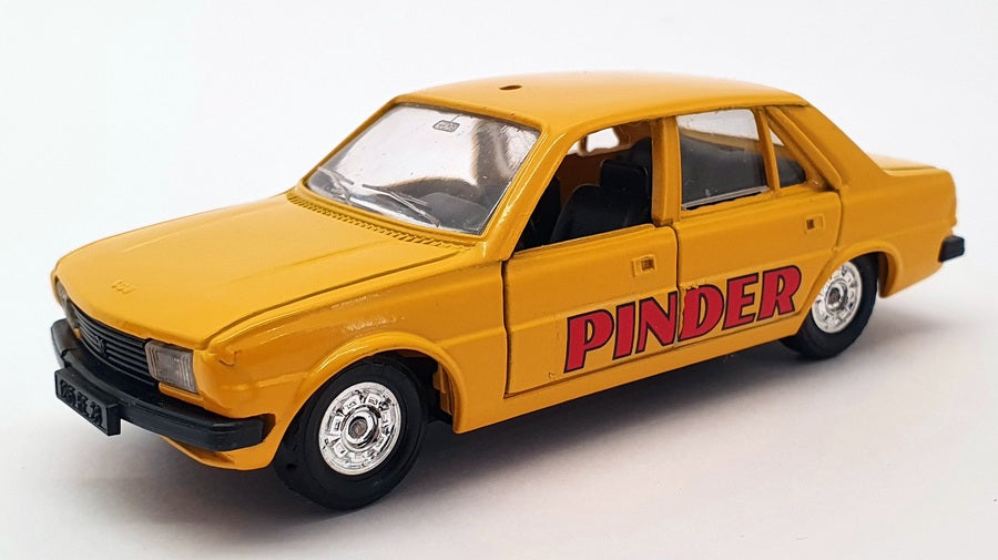 Verem 1/43 Scale Model Car 804 - Peugeot 305 Pinder Circus - Yellow/Red