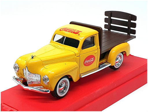 Solido 1/43 Scale 9600 - Dodge Pick Up Truck Coca-Cola - Yellow