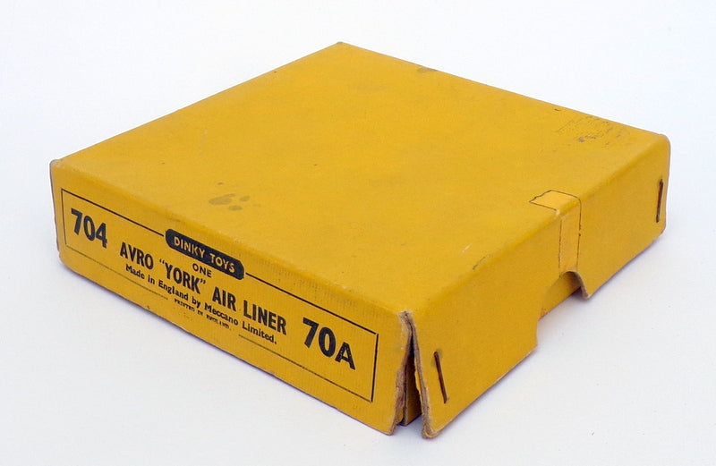 Dinky Toys Original 704 - Avro "York" Air Liner - Silver