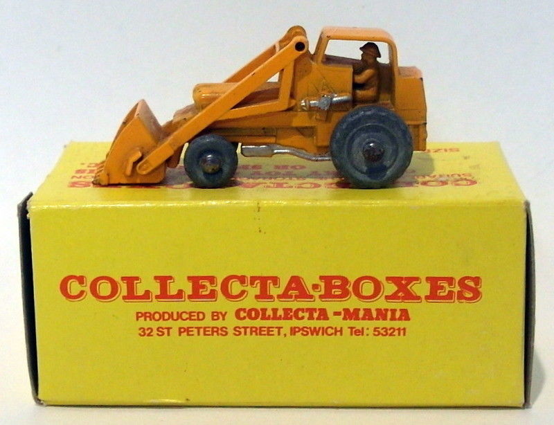 Vintage Matcbox 75 - 24 Weatherhill Hydrolic Excavator Orange - In Collecta Box