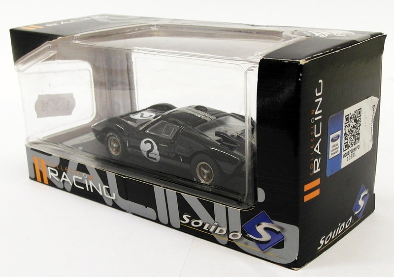 Solido 1/43 Scale Racing Car 43424 - 1966 Ford GT40 MKII - Black