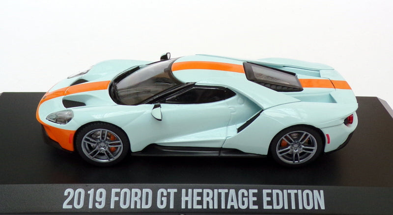 Greenlight 1/43 Scale 86158 - 2019 Ford GT Heritage Edition - Blue/Orange
