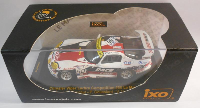Ixo 1/43 Scale - LMM039 CHRYSLER VIPER 'RACELINE' #50 LE MANS 2002