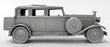 Danbury Mint Pewter Model Car Appx 8cm Long DA36 - 1929 Hispano Suiza H6B