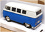 Welly 10.5cm Long Diecast 49764 - Volkswagen T1 Bus - Blue/Lt Grey
