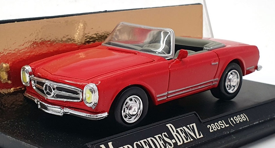 NewRay 1/43 Scale Diecast 48419 - 1968 Mercedes Benz 280SL - Red