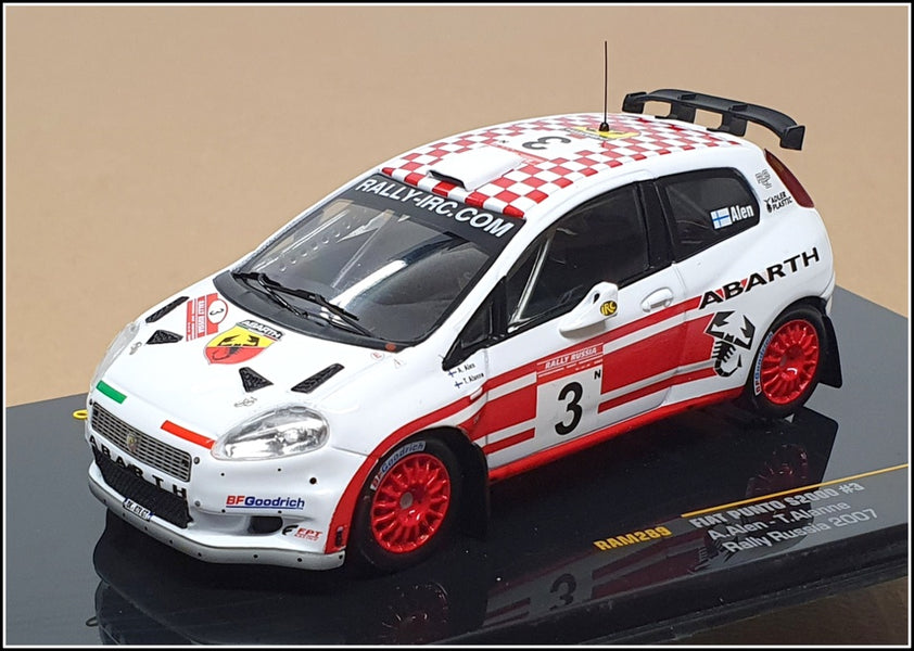 Ixo 1/43 Scale RAM289 - Fiat Punto S2000 Rally Russia 2007 #3 Alen