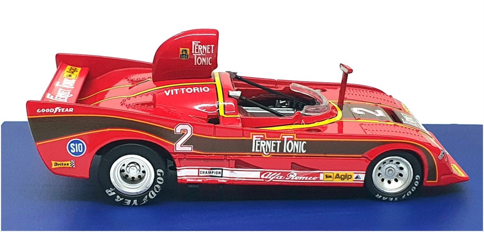 M4 Models 1/43 Scale 7008 - Alfa Romeo 33.3 SC Turbo Monza 1977 - Red