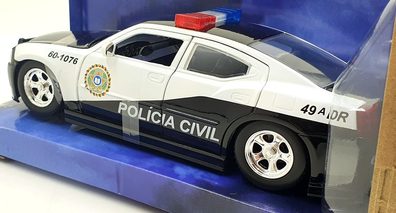 Jada 1/24 Scale Diecast 81231 - 2006 Dodge Charger - Police Fast And Furious