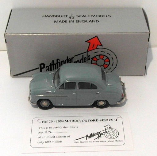 Pathfinder Models 1/43 Scale PFM20 - 1954 Morris Oxford Series II  Blue - #1
