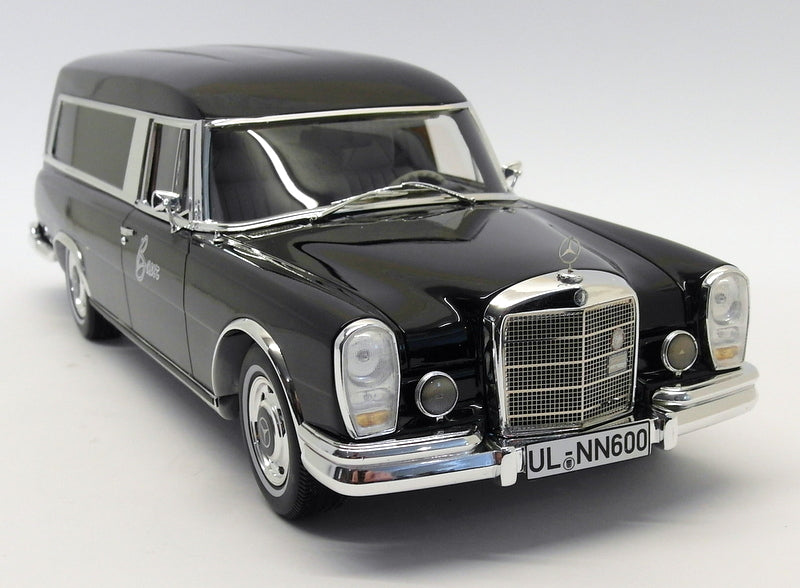 Best Of Show BOS 1/18 Scale BOS402 - Mercedes Benz 600 Pullman Hearse Black