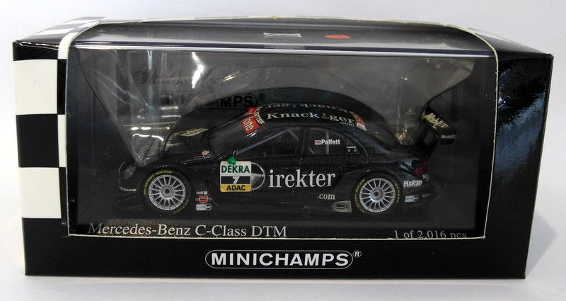 Minichamps 1/43 Scale diecast 400 043407 Mercedes C Class DTM 04 G Paffett