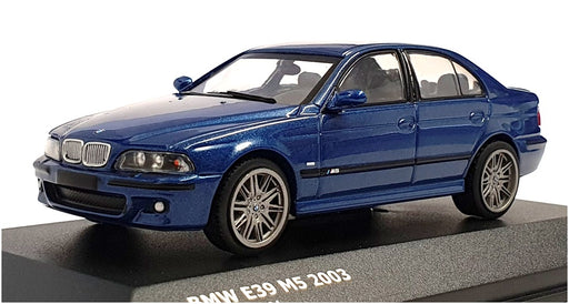 Solido 1/43 Scale S4310501 - 2003 BMW E39 M5 5.0 V8 32V - Avus Blue
