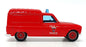 Solido 1/43 Scale Diecast 1325 - Renault 4 Van Fire Vehicle - Red