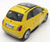 Mondo Motors 1/24 Scale WY44675  - Fiat Nouva 500 - Yellow