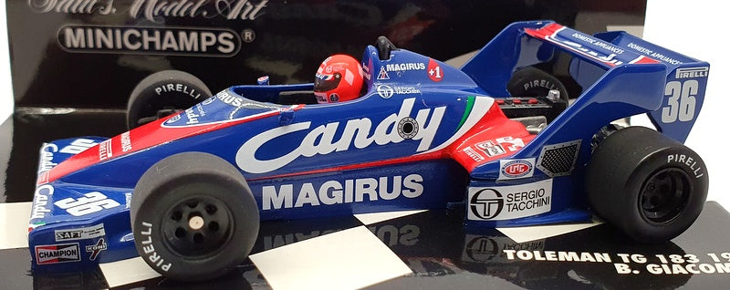 Minichamps 1/43 Scale 430 830036 - 1983 Toleman TG 183 #36 B.Giacomelli