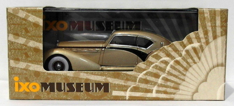 Ixo Models 1/43 Scale MUS010 - 1939 Delage D8 120 Letourneur & Marchland - Gold