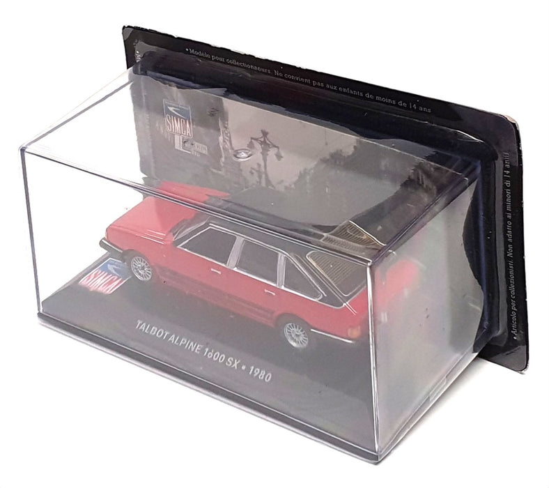 Altaya 1/43 Scale Diecast AT17423 - 1980 Talbot Alpine 1600 SX - Red