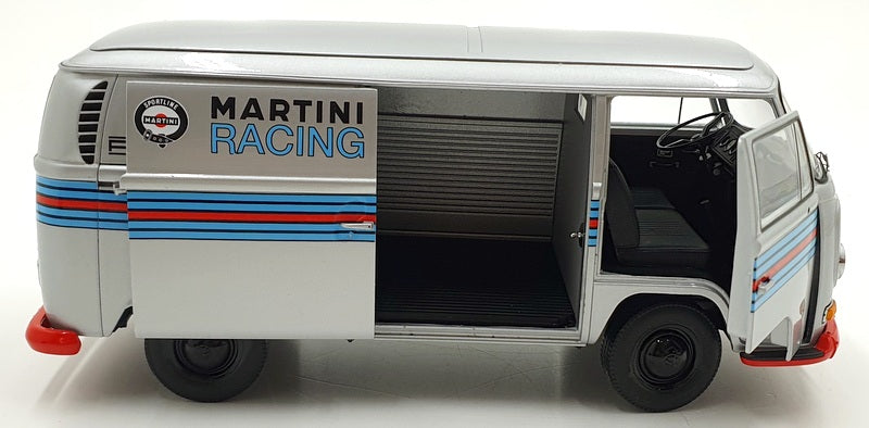 Schuco 1/18 Scale 45 001 7300 - Volkswagen T2a Kasten Martini racing