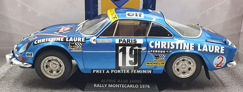 Solido 1/18 Scale Diecast S1804204 - Alpine A110 1600S RMC 76 Mouton #19