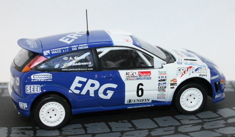 Altaya 1/43 Scale - Ford Focus RS WRC - Rally San Marino 2001 #6