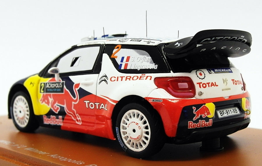 Spark 1/43 Scale S3310 - Citroen DS3 WRC #2 Winner Acropolis Rally 2011