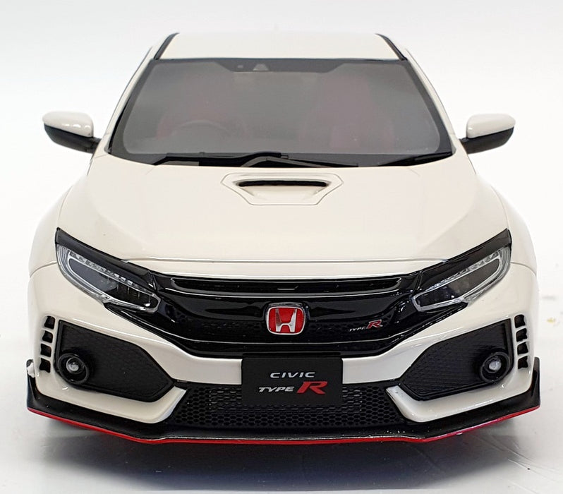 Kyosho 1/18 Scale Model Car KSR18029W - 2017 Honda Civic Type R - White