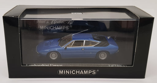 Minichamps 1/43 Scale Model 400 103322 - 1974 Lamborghini Urraco - Metallic Blue