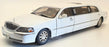 Sunstar 1/18 Scale Model Car 4201 - 2003 Lincoln Town Car Limousine - White