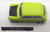 Cararama 1/43 Model Car Scale 441690 - Mini Cooper - Lime Green