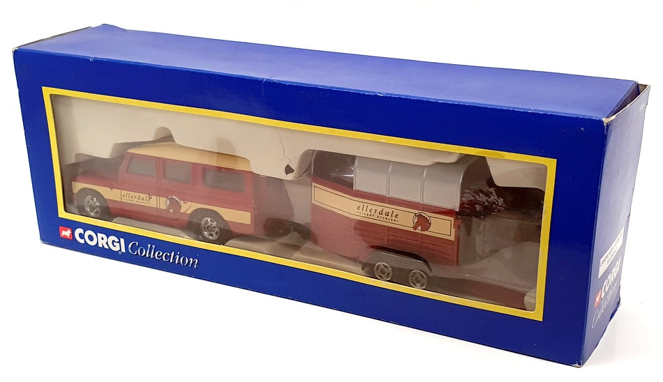Corgi Appx 25cm Long Diecast 60004 - Land Rover & Horse Box - Ellerdale