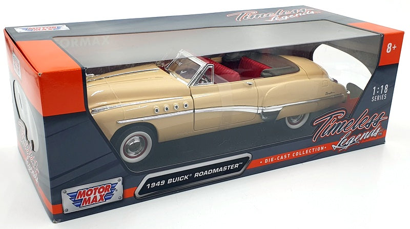Motormax 1/18 Scale diecast 73116 - 1949 Buick Roadmaster - Beige 