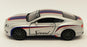 2012 Bentley Cont GT Speed - Silver - Kinsmart Pull Back & Go Metal Model Car