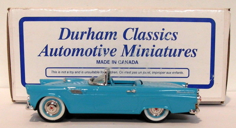 Durham Classics 1/43 Scale DC33-D - 1955 Ford Thunderbird - Blue