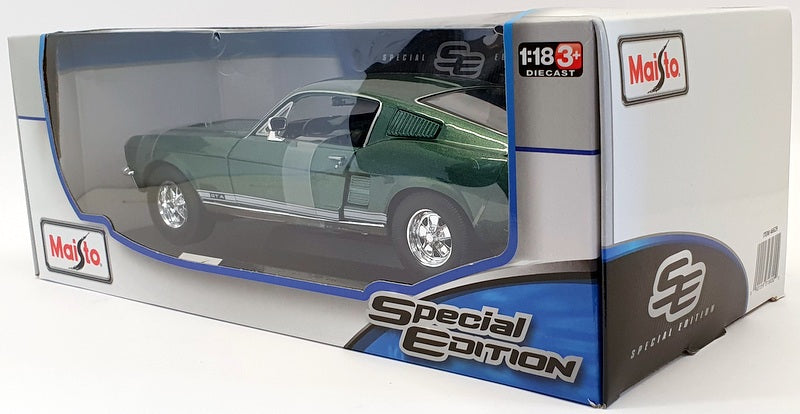Maisto 1/18 Scale Diecast - 46629 - 1967 Ford Mustang GTA Fastback - Green