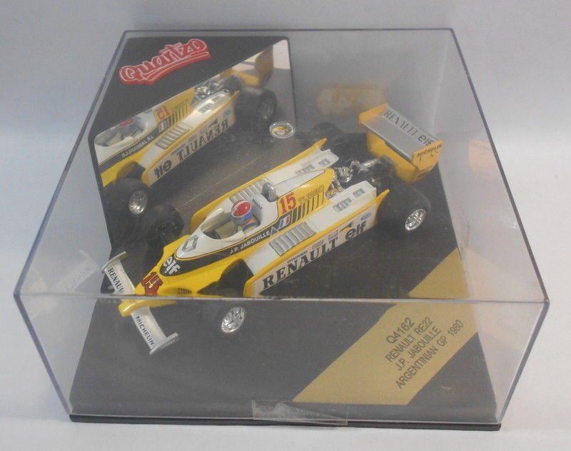 Quartzo 1/43 Scale - Q4162 RENAULT RE22 JP. JABOUILLE ARGENTINIAN GP 1980