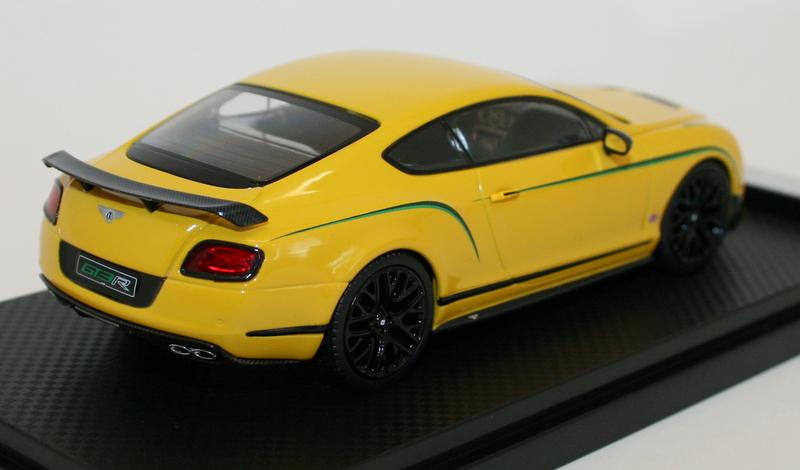 Almost Real 1/43 Scale Metal Model 430404 Bentley Continental GT3-R 2015 Yellow