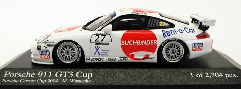 Minichamps 1/43 Scale 400 046227 - Porsche 911 GT3 Cup Carrera Cup 2004