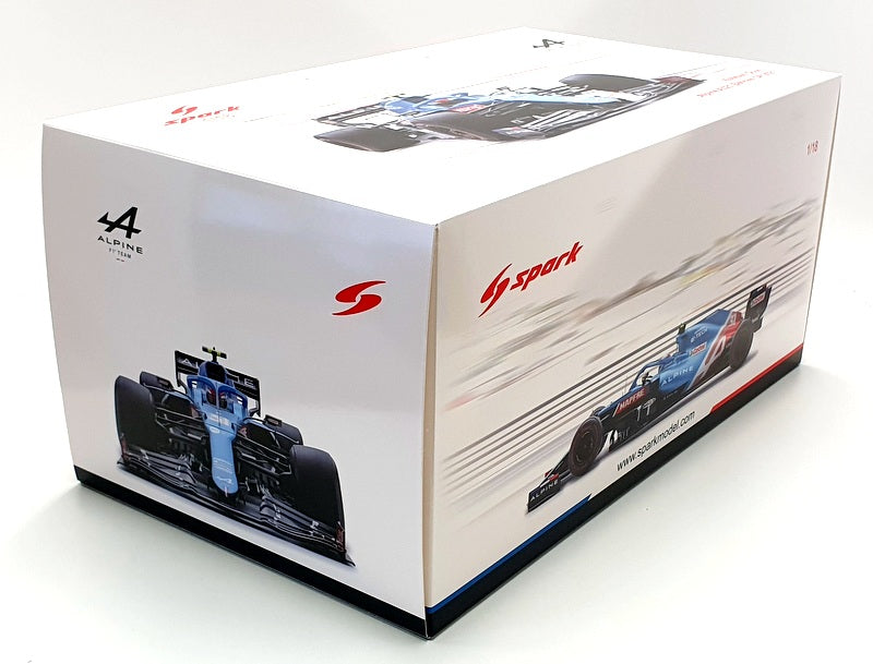 Spark 1/18 Scale 18S581 - Alpine A521 #31 Bahrain 2021 - Esteban Ocon
